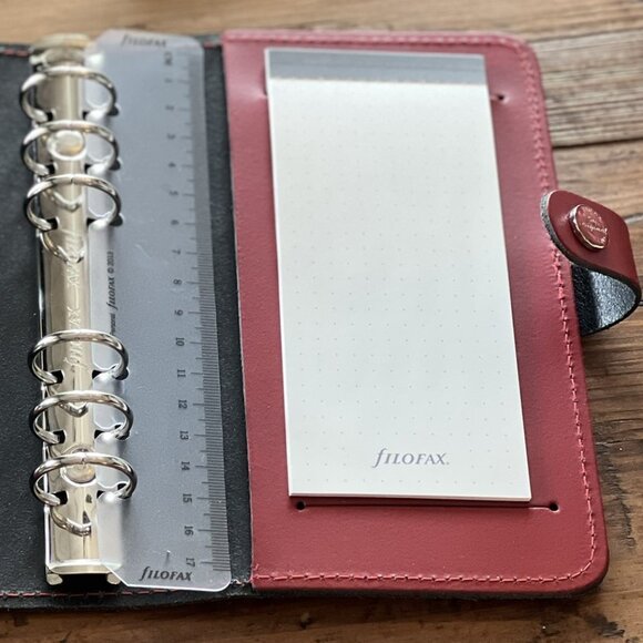Filofax Original Personal Organizer, Pillarbox Red - Picture 6 of 13